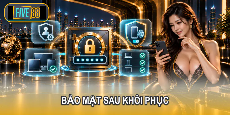 Người dùng bảo vệ tài khoản Five88 sau khi đổi mật khẩu